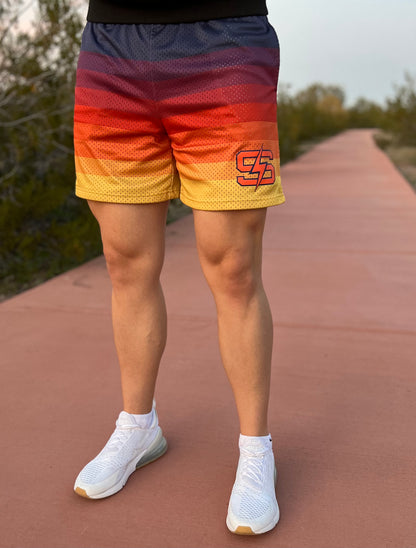 SUNS INSPIRED SUNSET SHORTS